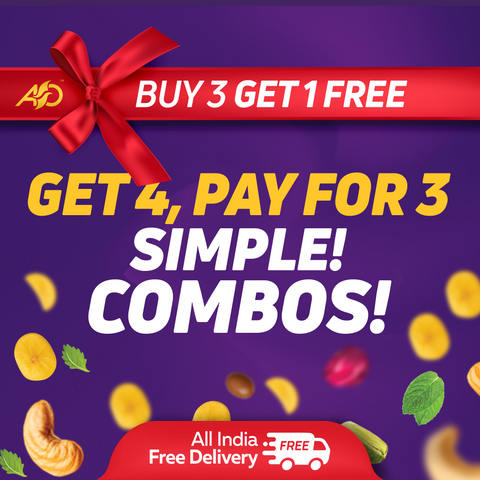 Special dry fruits nuts and Kerala healthy banana chips nikkah hamper - AndSoOn special combo offer products 