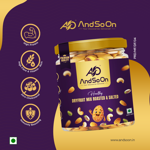 Total Wellness Pack! Healthy Dryfruit Mix + Free Kerala Cream & Onion Banana Chips