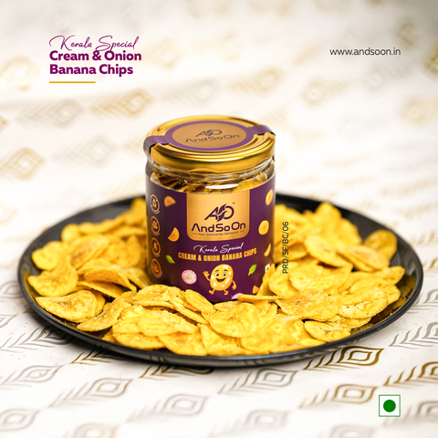 Kerala Special Cream & Onion Banana Chips