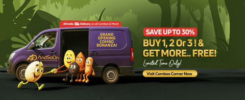 Kerala special healthy banana chips and dryfruits nuts - AndSoOn special